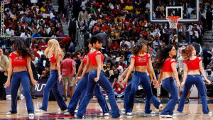 ATLANTA - MARCH 31:  The A-Town Dancers perform during the game between the Los Angeles Lakers and the Atlanta Hawks at Philips Arena on March 31, 2010 in Atlanta, Georgia.  NOTE TO USER: User expressly acknowledges and agrees that, by downloading and/or using this Photograph, User is consenting to the terms and conditions of the Getty Images License Agreement.  (Photo by Kevin C. Cox/Getty Images)