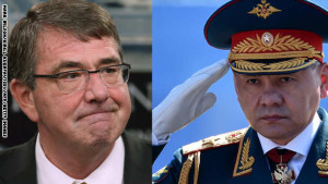 وزيرا الدفاع الروسي والامريكي