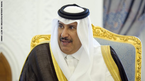 DOHA, QATAR - JUNE 05: Hamad bin Jassim bin Jaber bin Muhammad Al Thani, Prime Minister and Foreign Minister of Qatar on June 05, 2012, in Doha, Qatar. Photo by Thomas Koehler/Photothek via Getty Images)***Local Caption***Hamad bin Jassim bin Jaber bin Muhammad Al Thani