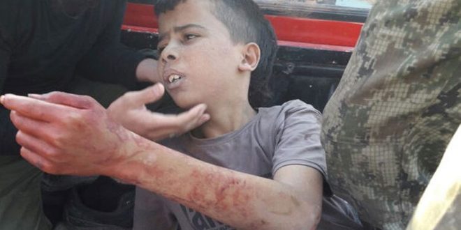 الارهاب يذبح طفلا في حلب